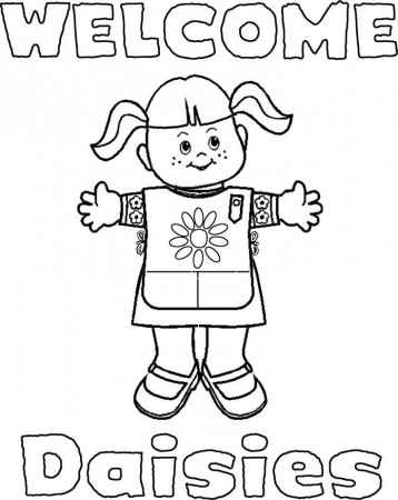 Caring Scouts Coloring Page - Coloring Pages For All Ages