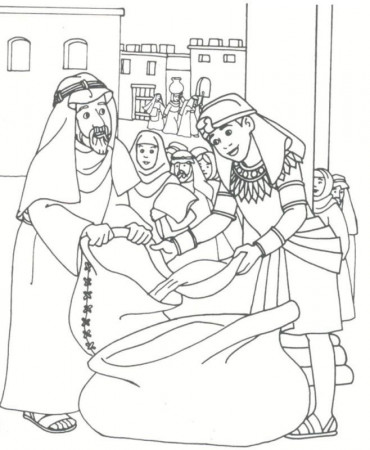 Abraham Coloring Pages Genesis Father Of Many Nations Joseph ...