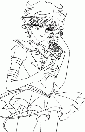 sailor moon sailor saturn coloring pages - Clip Art Library