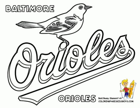 Baltimore Orioles Coloring Pages ...