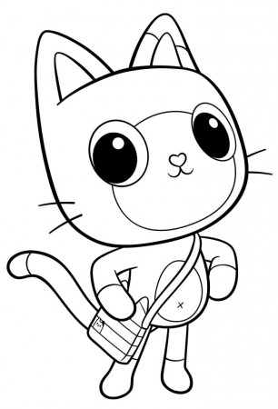 Pandy Paws from Gabby's Dollhouse Coloring Page - Free Printable Coloring  Pages for Kids