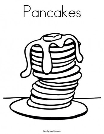 Pancakes Coloring Page | Chandeleur, Activité chandeleur, Cabane a sucre