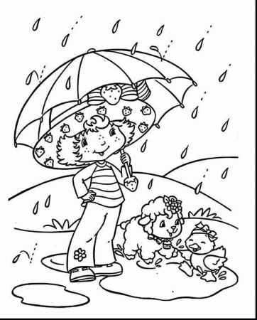 15 Printable Rainy Day Coloring Pages for 2022 - Happier Human