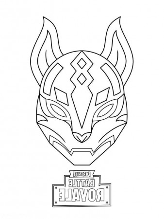Mask of Drift from Fortnite Coloring Pages - Fortnite Coloring Pages - Coloring  Pages For Kids And Adults