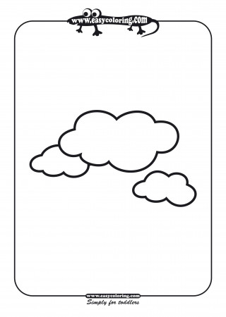 9 Pics of Large Cloud Coloring Page - Printable Cloud Coloring ...