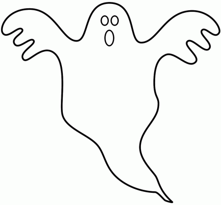 ghost coloring pages | Only Coloring Pages