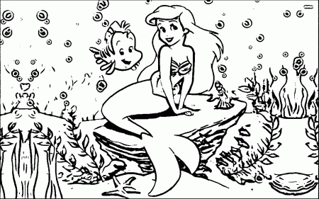 Best Scene Underwater Coloring Page | Wecoloringpage