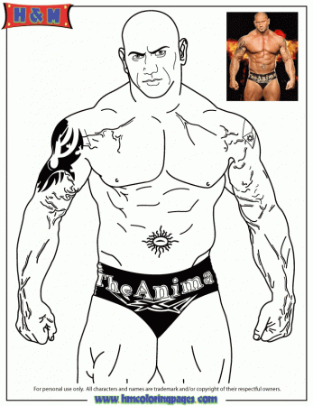 Related Wwe Coloring Pages item-14045, Wwe Coloring Pages John ...