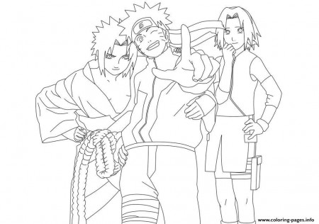 Print coloring pages anime naruto teamce93 Coloring pages