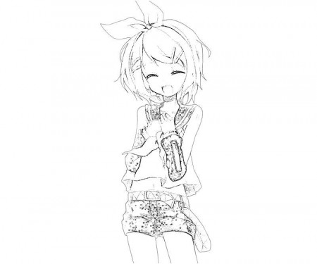 6 Pics of Vocaloid Rin Coloring Pages - Vocaloid Coloring Pages ...