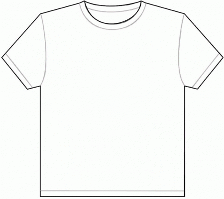 Coloring Page T Shirt 27879 - Coloring Home