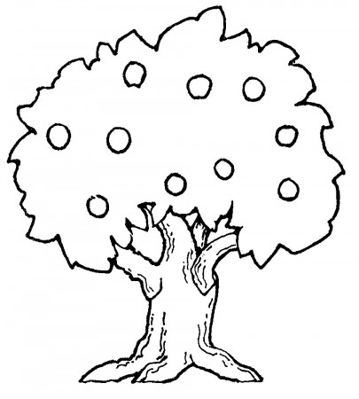 tree-to-color | Free Coloring Pages on Masivy World