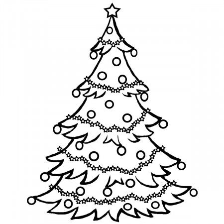 Images of Outline Of Christmas Tree - AMAZOWS