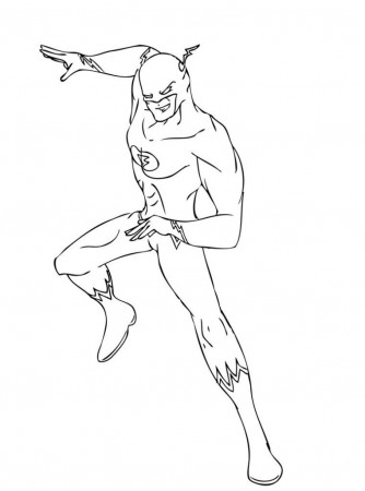 Dc Ics The Flash Coloring Pages - Coloring Style Pages