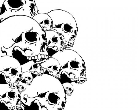 Skull To Print - Coloring Pages for Kids and for Adults