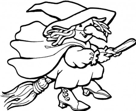 Beautiful Anime Witch Coloring Pages - Coloring Pages For All Ages