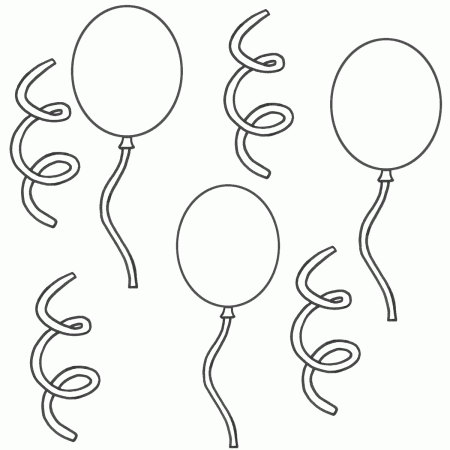 Coloring Pages Birthday Party Decorations - Coloring Pages For All ...