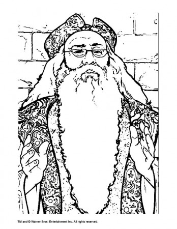 Albus dumbledore coloring pages - Hellokids.com