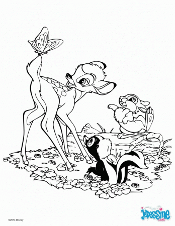 BAMBI coloring pages - Bambi 2