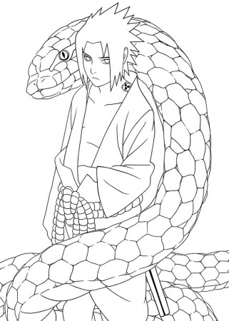 Naruto - Coloring Pages for Kids and for Adults