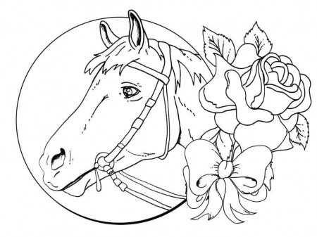 Free Horse Coloring Pages For Adults & Kids - COWGIRL Magazine