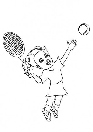 ▷ Tennis: Coloring Pages & Books - 100% FREE and printable!