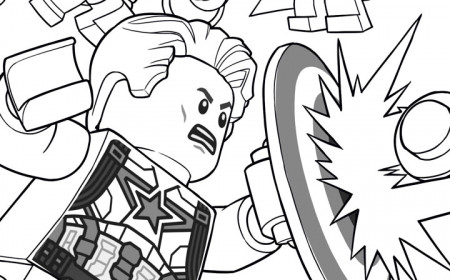 Avengers Lego Coloring Pages