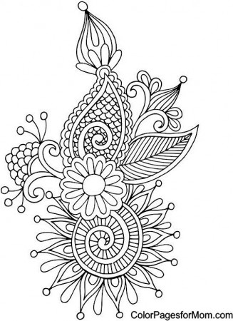 1000+ ideas about Paisley Coloring Pages on Pinterest | Colouring ...