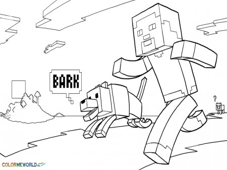 Coloring Pages : Minecraft Steve Coloring Pages Printable ...