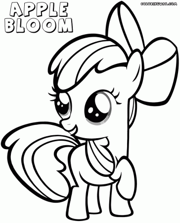 Apple Bloom coloring pages | Coloring pages to download and print