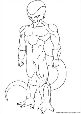 Dragon Ball Z Coloring Pages Frieza