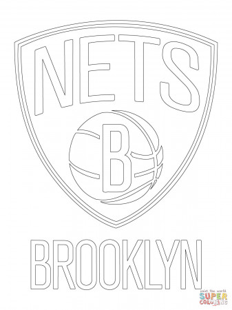 Brooklyn Nets Logo coloring page | Free Printable Coloring Pages