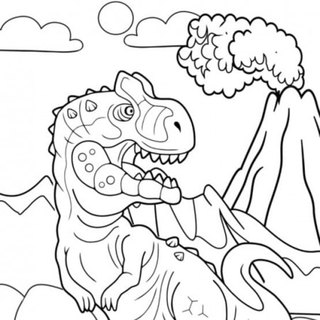 Giganotosaurus 4 Coloring Page - Free Printable Coloring Pages for Kids
