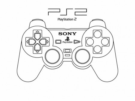 Download or print this amazing coloring page: Playstation 3 controller  coloring pages | Coloring pages, Playstation, Xbox controller