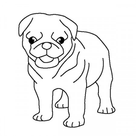Pug Coloring Pages - Best Coloring Pages For Kids