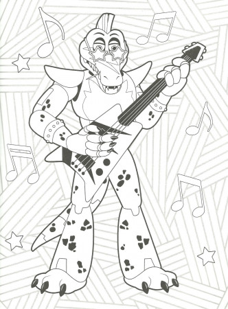Okigari — Glamrock coloring pages.