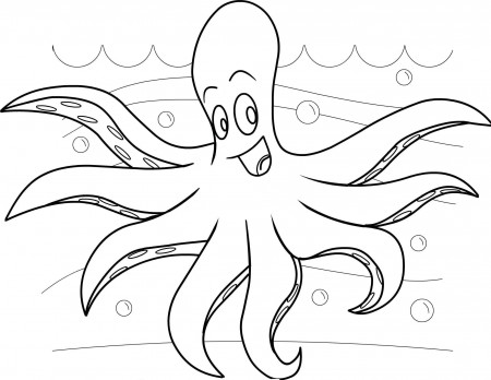 Octopus Colouring Pages - Colorine.net | #20596