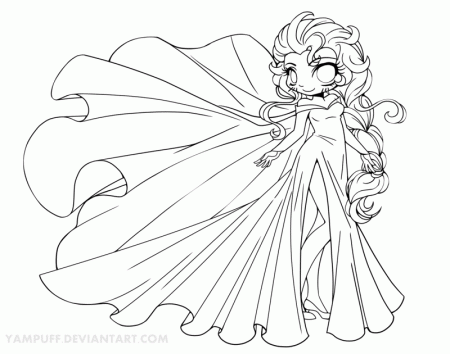 Chibi Belle Coloring Pages - Coloring Pages For All Ages