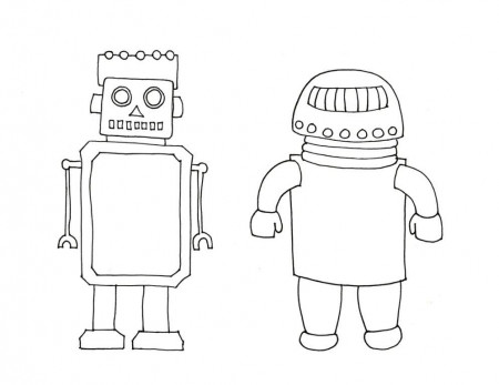 Free Printable Robot Coloring Pages : New Coloring Pages Collections