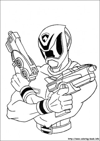 Power Rangers #13 (Superheroes) – Printable coloring pages