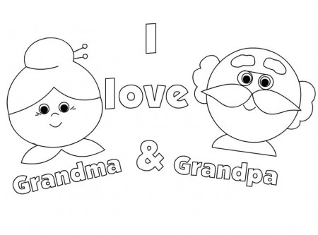 Grandparents Day Coloring Pages - Best ...bestcoloringpagesforkids.com