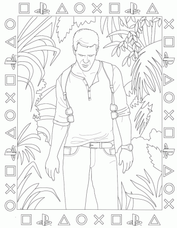 Colour in your own Nathan Drake from Art for the Players: the official colouring  book from Playstation. #Unc… | Desenhos para colorir, Desenhos, Ideias para  desenho