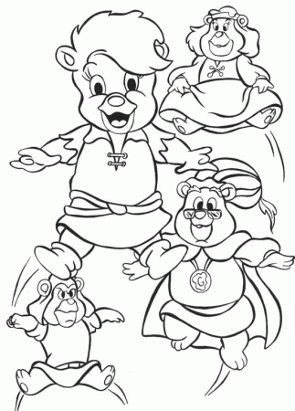 Gummi Bears coloring pages | Disney coloring pages, Bear coloring pages,  Cartoon coloring pages