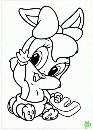 Coloring Pages Of Bugs Bunny Baby - Coloring Page