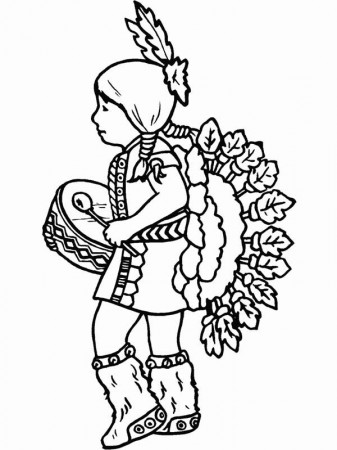 9 Pics of Native American Women Coloring Pages - Native American ...