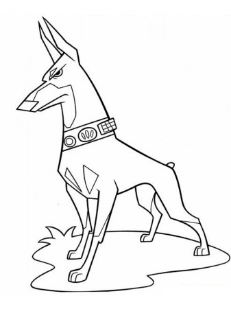 Doberman Coloring Pages - Best Coloring Pages For Kids