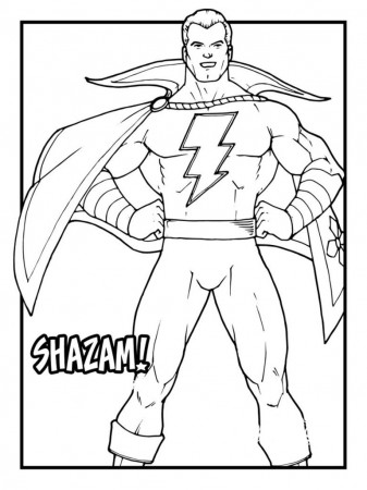 Shazam! Coloring Pages - Best Coloring Pages For Kids
