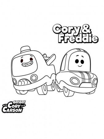 Go! Go! Cory Carson coloring pages