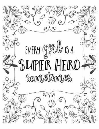 FREE Super Hero Coloring Pages