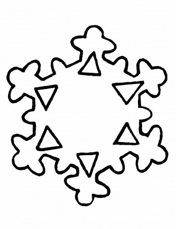 Best Photos of Snowflake Line Drawing - Simple Snowflake Clip Art ...